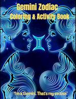 Gemini Zodiac Coloring & Activity Book