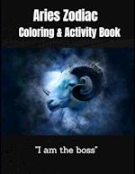 Aries Zodiac Coloring &Activity Book