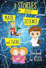 3 STORIES about Math, Science and Twins - Storybook for KIDS