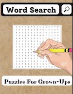 Word Search Puzzles for Grown-Ups