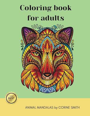 Adult coloring book - Animal mandala