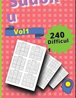 240 Difficult Sudoku Puzzles  VOLUME 1