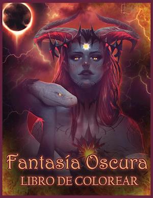 Fantasía Oscura Libro De Colorear