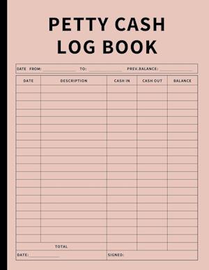 Petty Cash Log Book