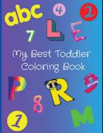 My Best Toddler Coloring Book 