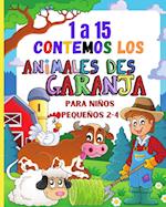 1a15 contemos los animales de la granja para niños de 2 a 4 año