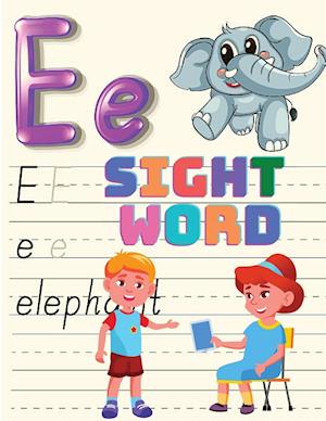 Trace, and then Write the Sight Word, Activity Book for Kindergarten Kids, Toddlers and Preschoolers!