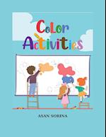 Color Activities Book for Kids Ages 4-8 