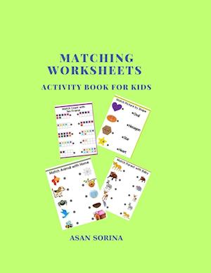 MATCHING WORKSHEETS, ACTIVITY BOOK FOR KIDS