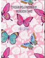 Wonderful butterfly coloring book for kids