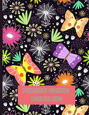 Butterfly coloring book for kids