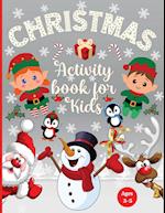 Christmas Activity Book for Kids Ages 3-5