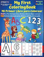 My First English-Spanish Coloring Book for Toddlers - Mi Primer Libro para Colorear Español-Ingles