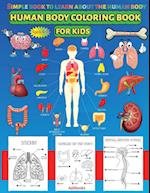 Human Body coloring & Activity Book for Kids| Simple Book to Learn About the Human Body