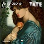 Tate: Dante Gabriel Rossetti Wall Calendar 2024 (Art Calendar)