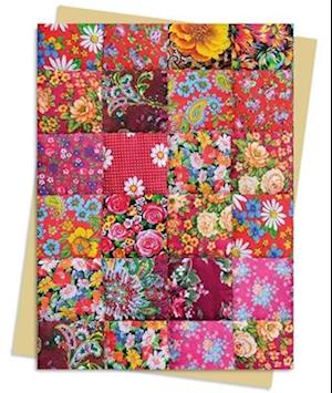 Floral Patchwork Quilt Greeting Card Pack