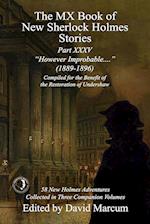 The MX Book of New Sherlock Holmes Stories Part XXXV