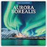 Aurora Boraellis - Northern Lights 2025 Square Wall Calendar