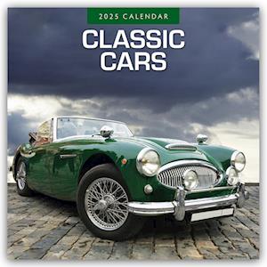 Classic Cars 2025 Square Wall Calendar