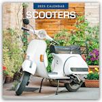 Scooters 2025 Square Wall Calendar