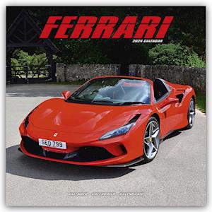 Ferrari Calendar 2024  Square Car Wall Calendar - 16 Month