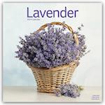 Lavender Calendar 2024  Square Flowers Wall Calendar - 16 Month