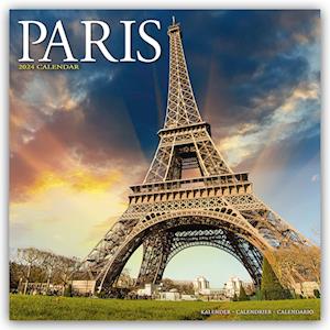 Paris Calendar 2024  Square Travel Wall Calendar - 16 Month