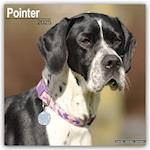 Pointer Calendar 2025 Square Dog Breed Wall Calendar - 16 Month