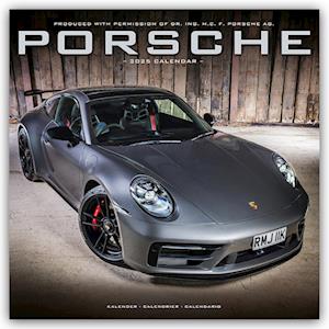 Porsche Calendar 2025 Square Car Wall Calendar - 16 Month