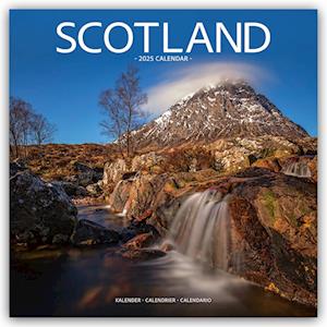 Scotland Calendar 2025 Square Travel Wall Calendar - 16 Month