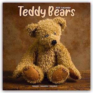 Teddy Bears Calendar 2025 Square Wall Calendar - 16 Month