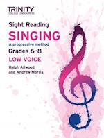Trinity College London Sight Reading Singing: Grades 6-8 (low voice)