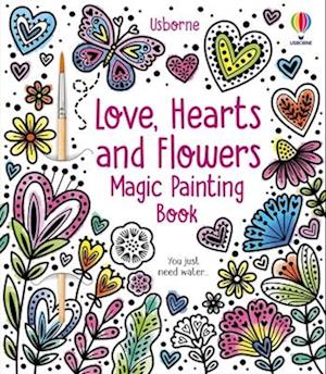 Love, Hearts and Flowers Magic Painting Book