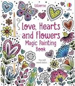 Hearts and Flowers Magic Painting Book