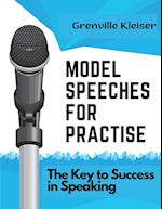 Model Speeches for Practise
