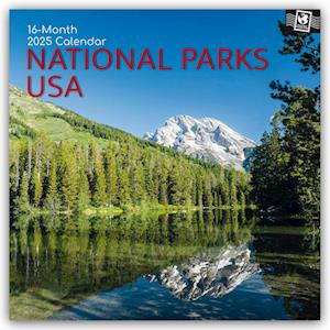 National Parks USA 2025 - 16-Monatskalender