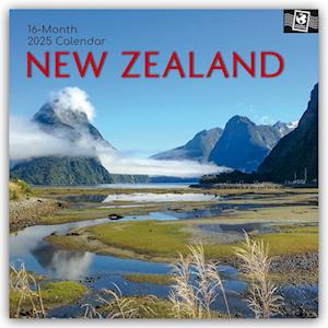 New Zealand - Neuseeland 2025 - 16-Monatskalender