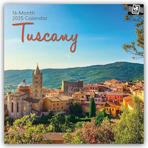 Tuscany - Toskana 2025 - 16-Monatskalender