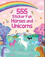 555 Sticker Fun - Horses and Unicorns