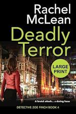 Deadly Terror (Large Print) 