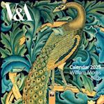 V&A: William Morris Birds Mini Wall Calendar 2025 (Art Calendar)