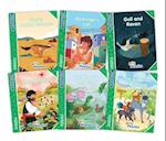 Jolly Phonics Folktales Green Readers (Level 3) Complete Set (1-6)