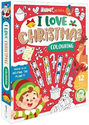 I Love Christmas Colouring