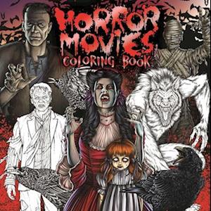 Horror Movies Adult Coloring Book