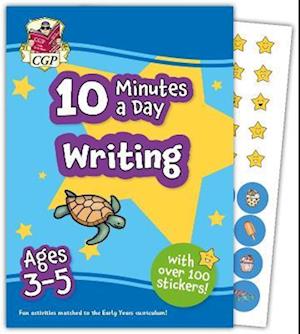 10 Minutes a Day Writing for Ages 3-5 (with reward stickers)