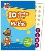 10 Minutes a Day Maths for Ages 5-7 (with reward stickers)
