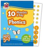 New 10 Minutes a Day Phonics for Ages 5-7 (with reward stickers)