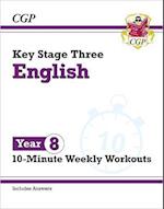 New KS3 Year 8 English 10-Minute Weekly Workouts