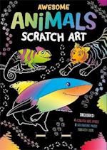 Awesome Animals Scratch Art