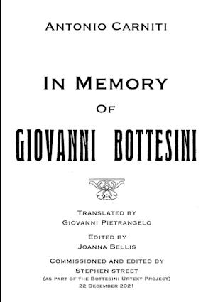 In Memory Of Giovanni Bottesini